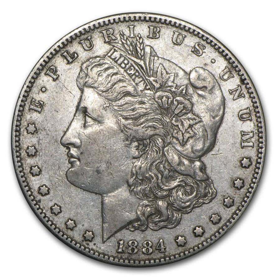1884-S Morgan Dollar XF by American Heritage Bullion