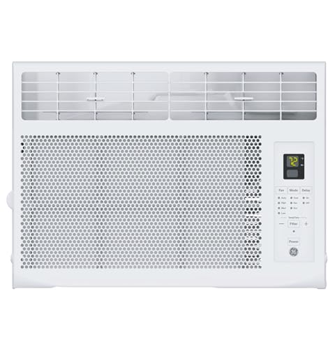 GE Window Air Conditioner Unit, 6,000 BTU for Small Rooms up to 250 sq ft. with Adjustable Fan and Cooling Settings