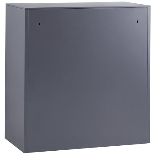 VEVOR Metal Locker for Employees, 9 Doors Storage Cabinet with Card Slot, Gray Steel Employee Lockers with Keys
