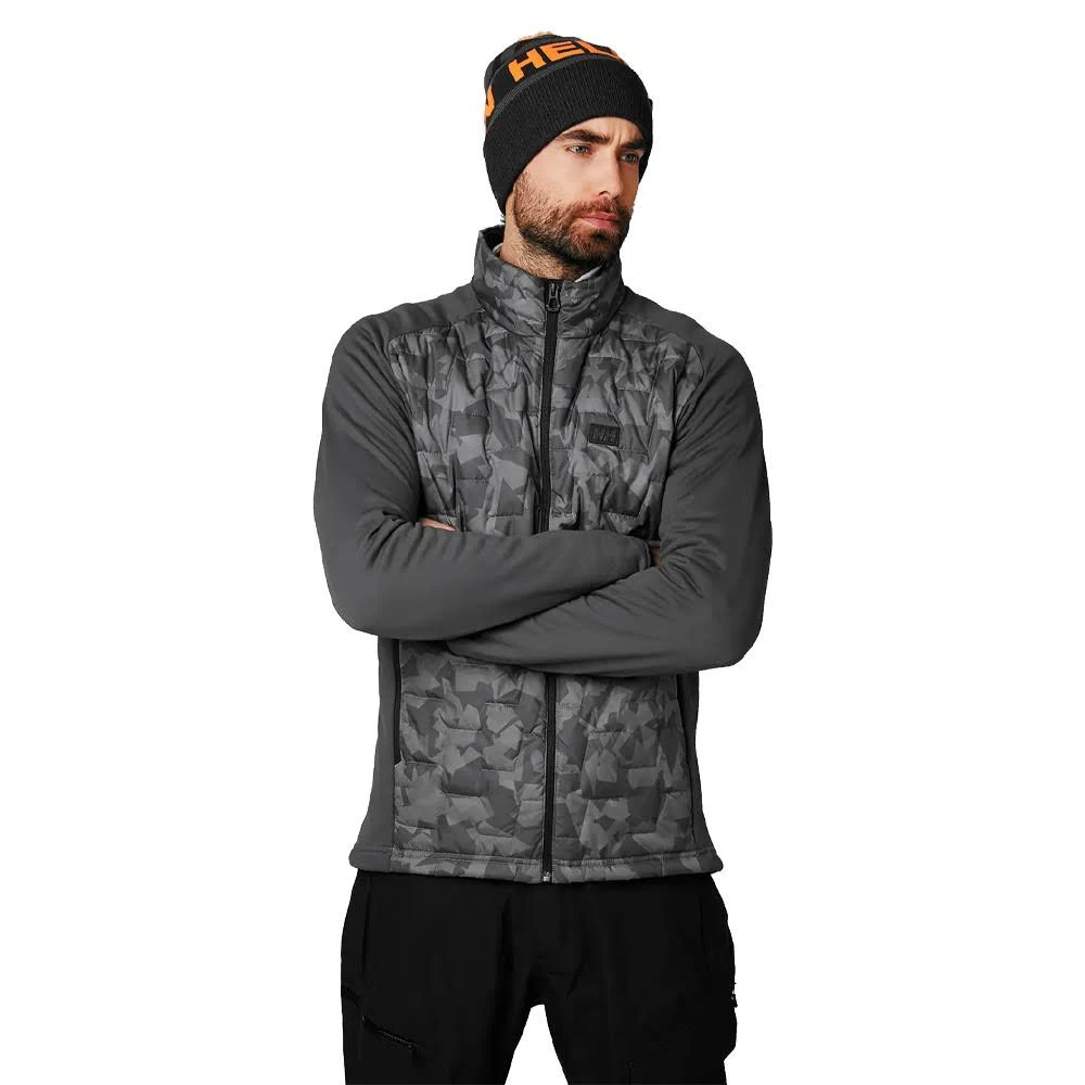 Helly Hansen Men&s Lifaloft Hybrid Insulator Jacket - Small - Charcoal Camo