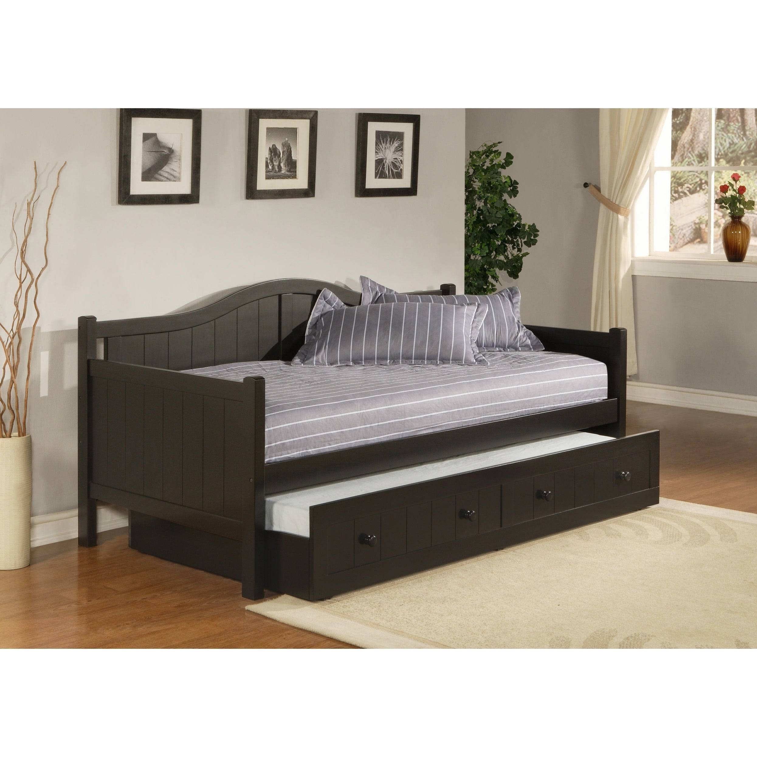 Hillsdale Furniture Staci Trundle Daybed, Black
