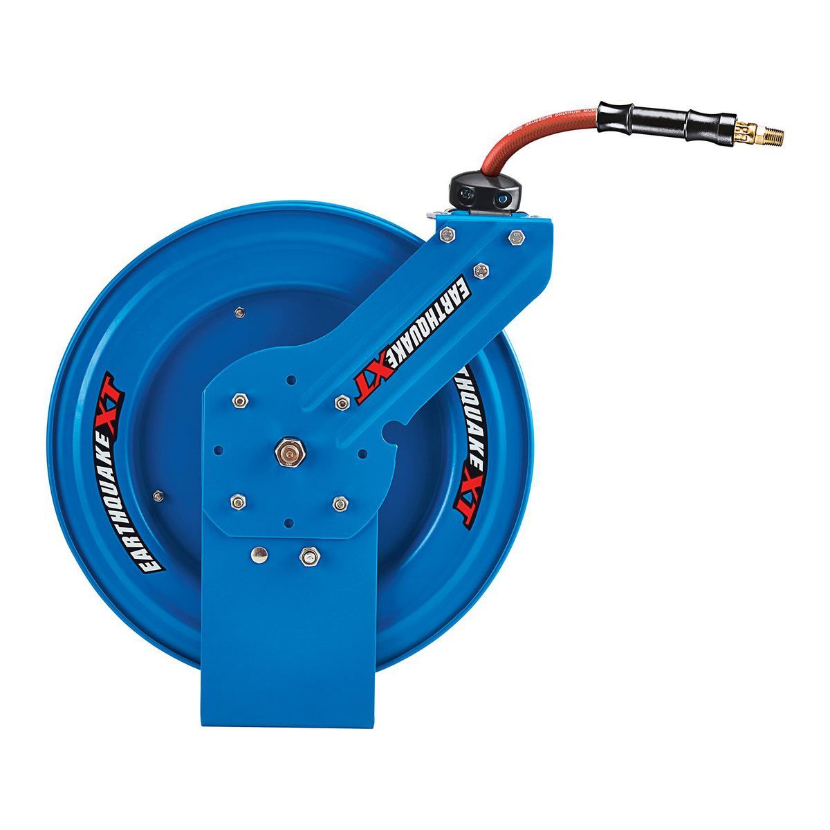 EARTHQUAKE XT 3/8 in. x 50 Ft. Industrial Grade Air Hose Reel