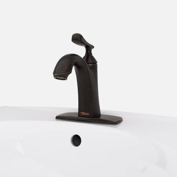 American Standard Chatfield Single Hole Single-Handle Bathroom Faucet in Legacy Bronze 7413101.278