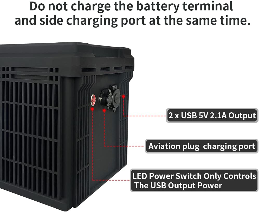 12V 200Ah Lithium LiFePO4 Battery Deep Cycle Lithium iron phosphate Rechargeable Battery Built-in BMS, Perfect for RV,Solar,Camping,Backup Power
