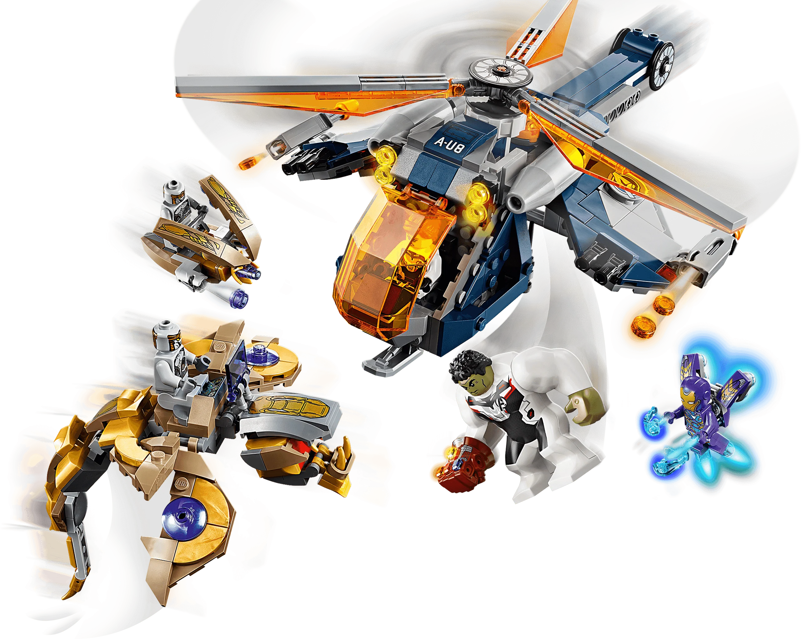 LEGO Super Heroes Avengers Hulk Helicopter Rescue 76144