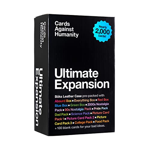 Cards Against Humanity: Ultimate Expansion &bull; Nearly 2,000 Cards Pre-Packed in Our Boks Storage Case