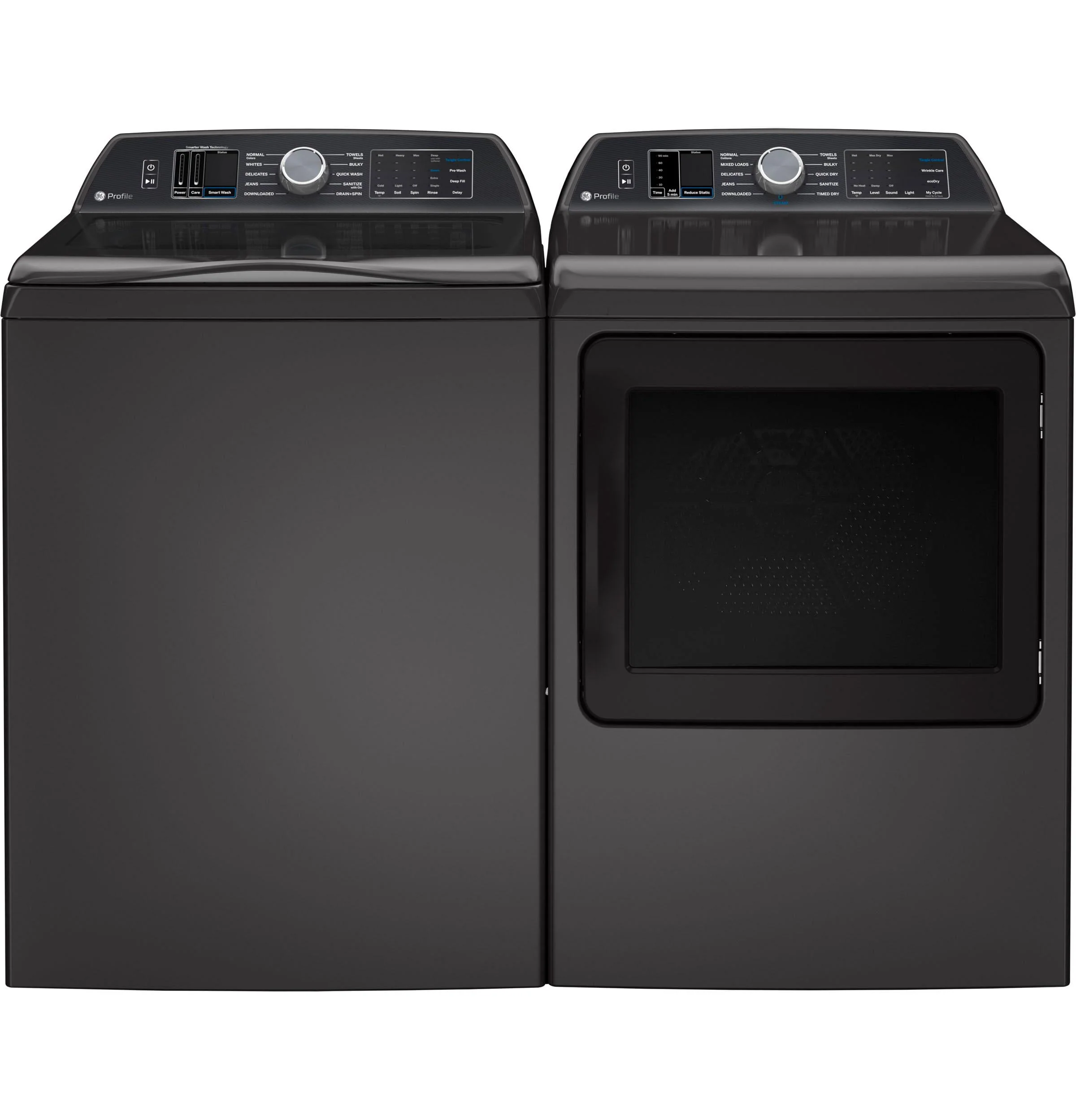 GE Profile™ 7.4 cu. ft. Capacity Smart aluminized alloy drum Electric Dryer with Sanitize Cycle and Sensor Dry