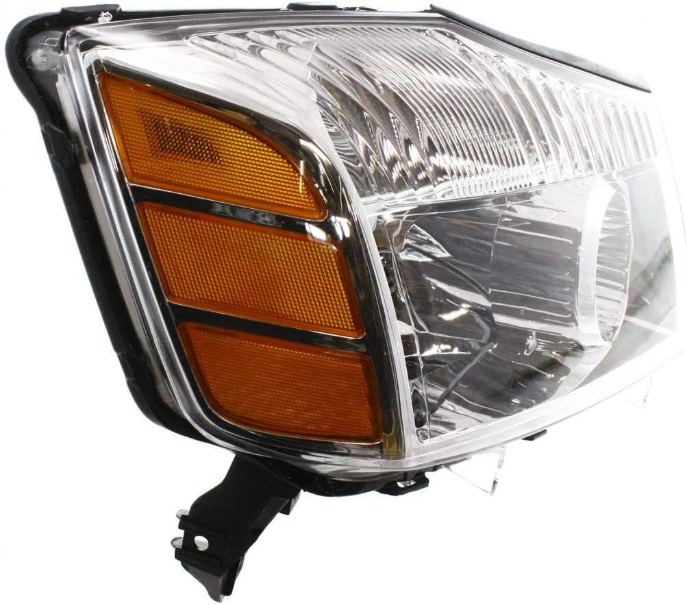 For Nissan Armada Headlight Assembly 2004 2005 2006 Pair Driver and Passenger Side CAPA NI2502154C
