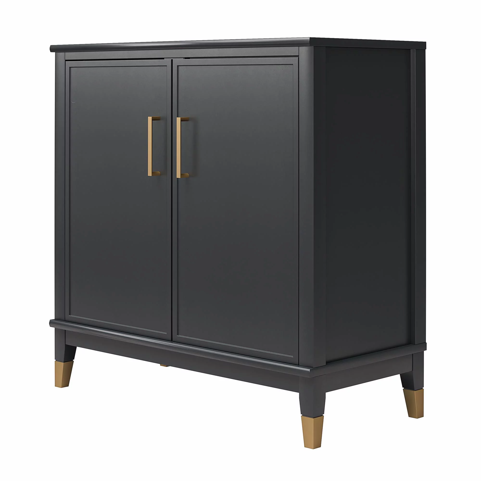 CosmoLiving by Cosmopolitan Westerleigh 2-Door Accent Cabinet, Black