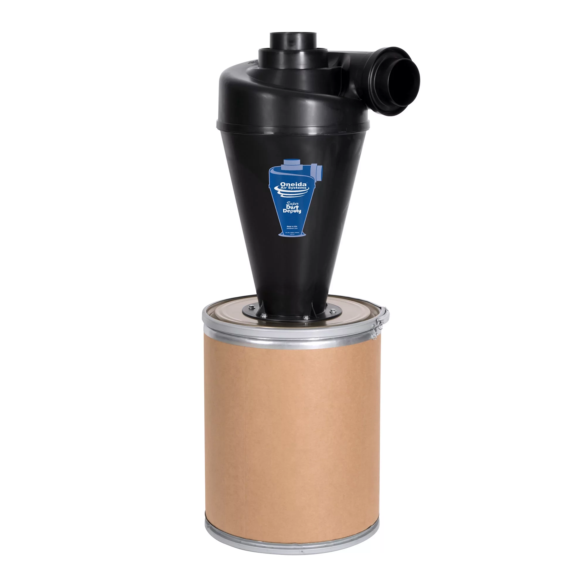 Oneida Air Systems Super Dust Deputy 4/5 Deluxe Cyclone Kit, Black - Radiant Selections