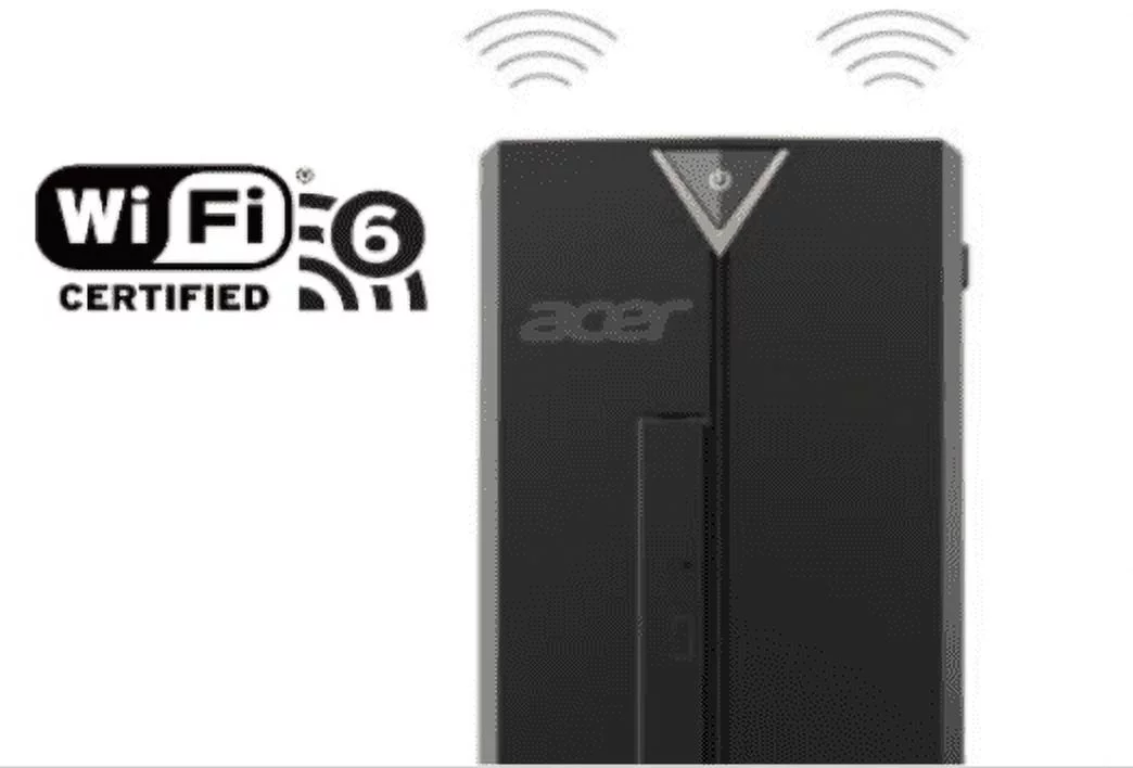 Acer Aspire Desktop, 10th Gen Intel Core i3-10105 4-Core Processor, Intel UHD Graphics 630, 8GB DDR4, 256GB NVMe M.2 SSD, Black, Windows 10 Home