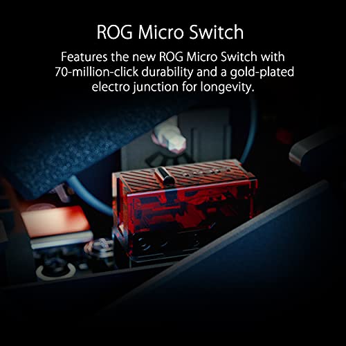 ASUS ROG Spatha X Wireless Gaming Mouse (Magnetic Charging Stand, 12 Programmable Buttons, 19,000 DPI, Push-fit Hot Swap Switch Sockets