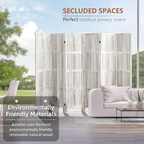4 Panel Room Divider, 5.6 FT Folding Privacy Screen Room Divider, Partition Divider for Room Separation, Room Partition Separator