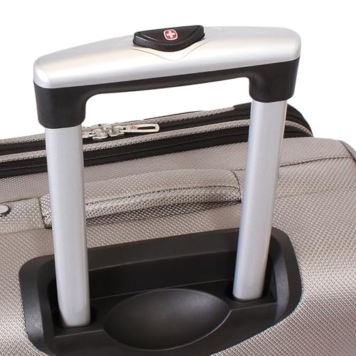 SwissGear Sion Softside Expandable Roller Luggage, Teal, 3 Piece Set (21/25/29)