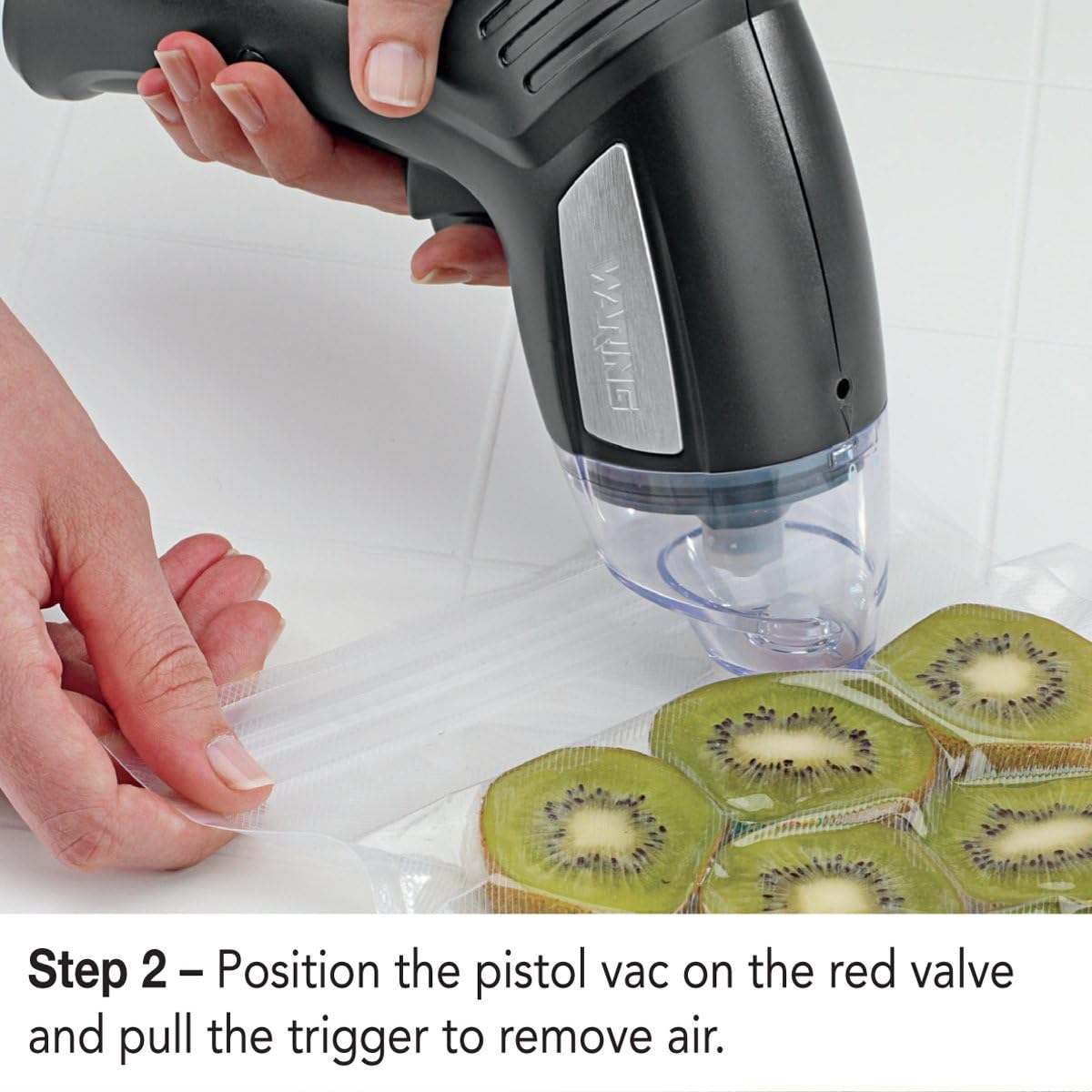 Waring Pro PVS1000 Pistol Vac Professional Vacuum Sealer System