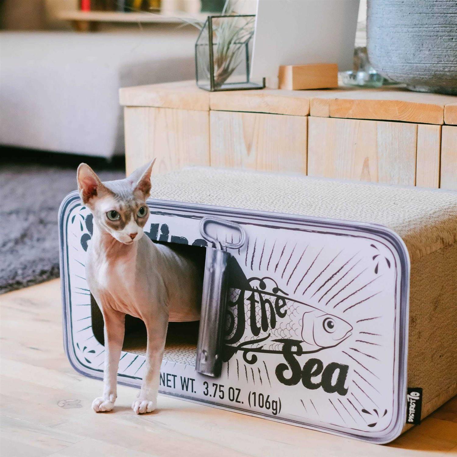 District 70 Sardine Cardboard Cat Scratcher - Pet Supplies online store
