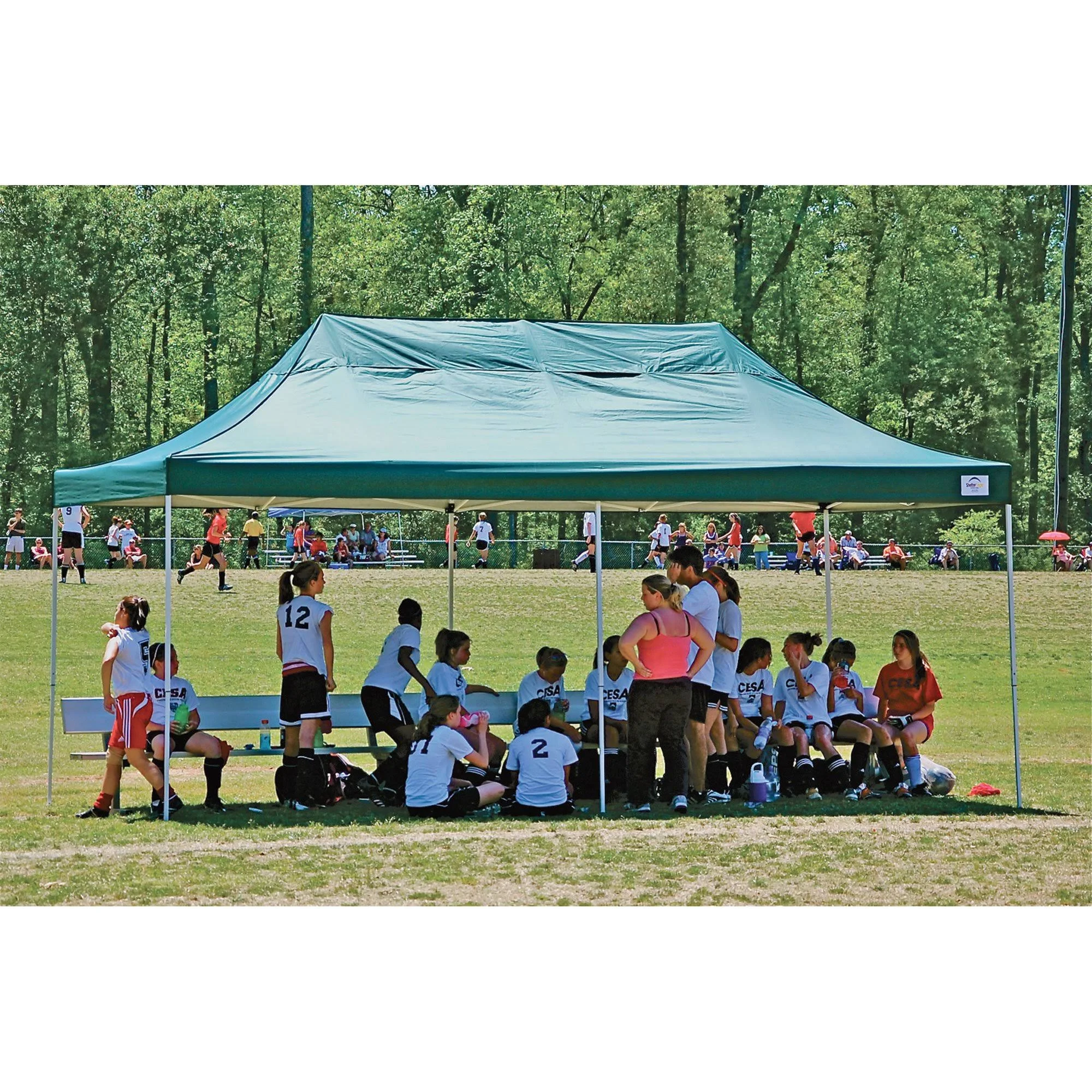 ShelterLogic | Pop-Up Canopy HD 10& x 20& Straight Leg - Green