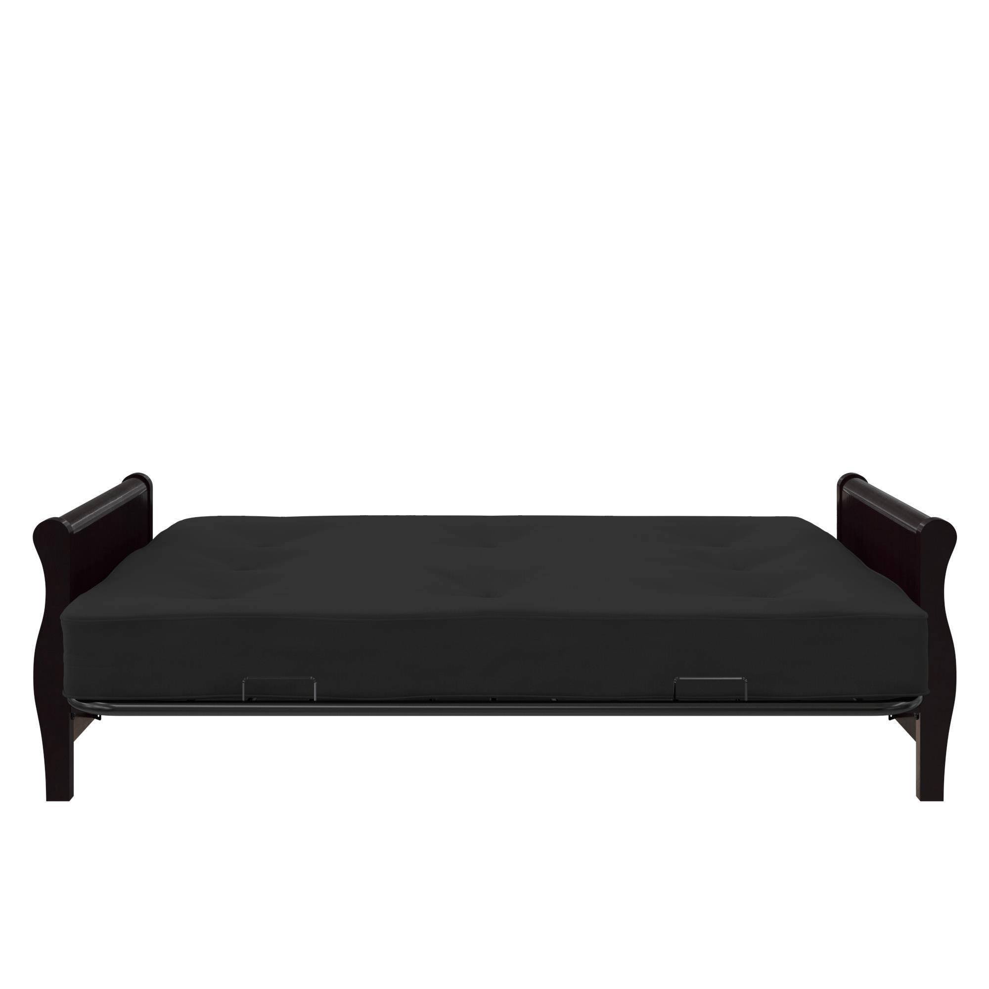 Full 8x22 Polyester Futon Mattress Gray - Room u0026 Joy