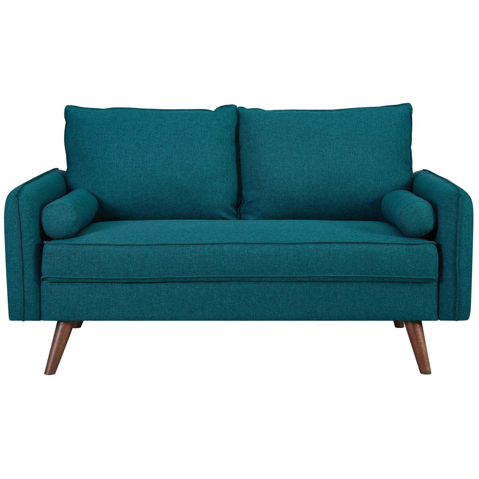 Modway Revive Upholstered Fabric Loveseat in Teal