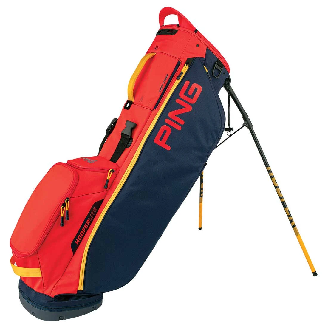 Ping Hoofer Lite Stand Bag Navy/Sunkiss/Yellow