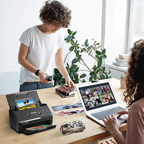 Epson FastFoto FF-680W Wireless High-Speed Photo and Document Scanning System, Black