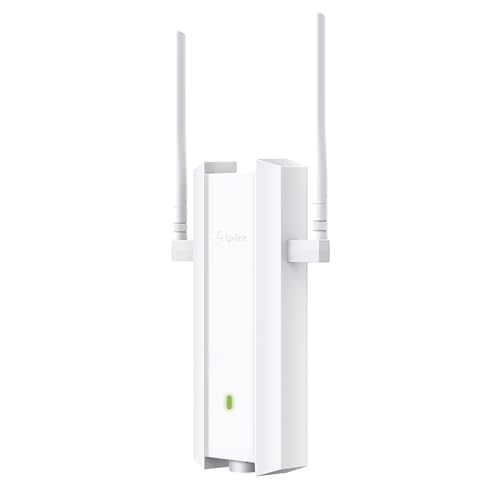 TP-Link Omada Long Range Outdoor Access Point | WiFi Extender Outdoor Universal Compatible | WiFi 6 AX1800 High Density | IP68 Weatherproof |
