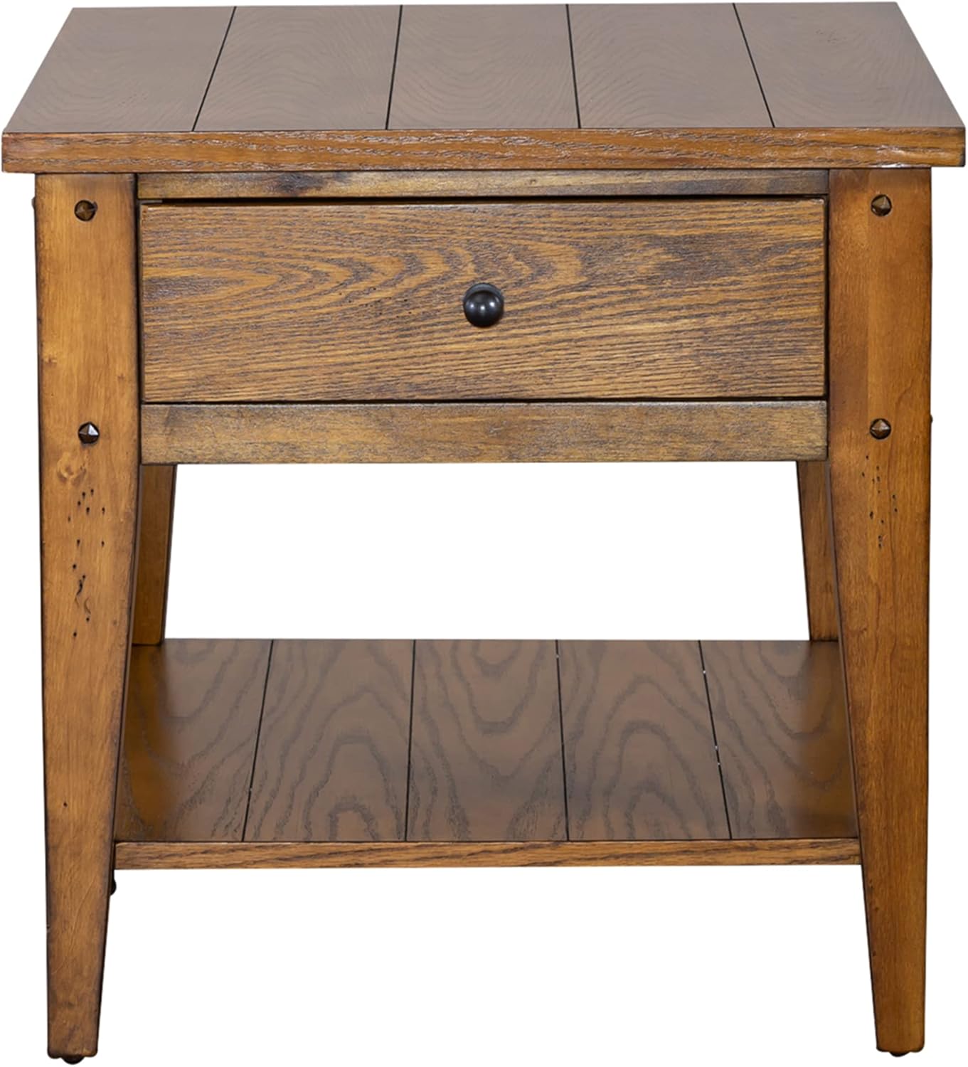 Lake House 3 Piece Set (1-Cocktail 2-End Tables), W0 x D0 x H0, Medium Brown