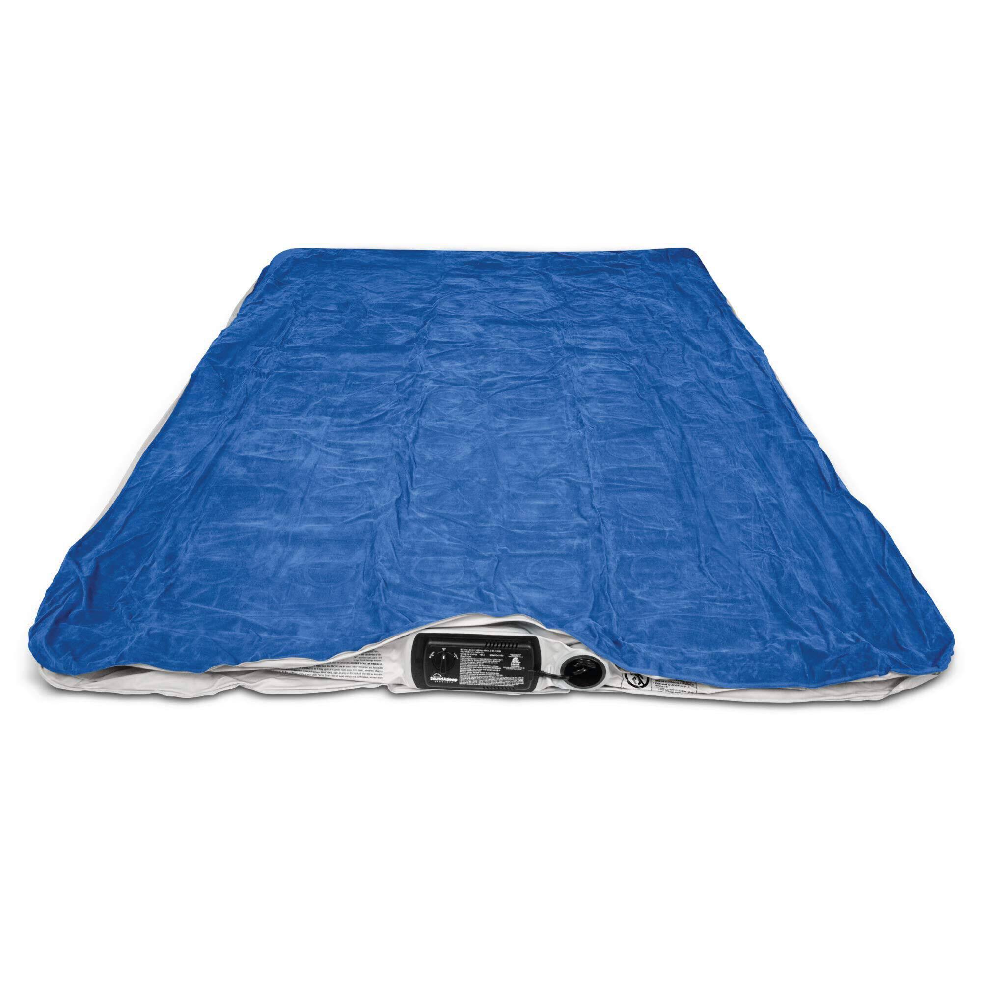Soundasleep Dream Series Air Mattress with ComfortCoil Technology u0026 Internal High Capacity Pump - King Size