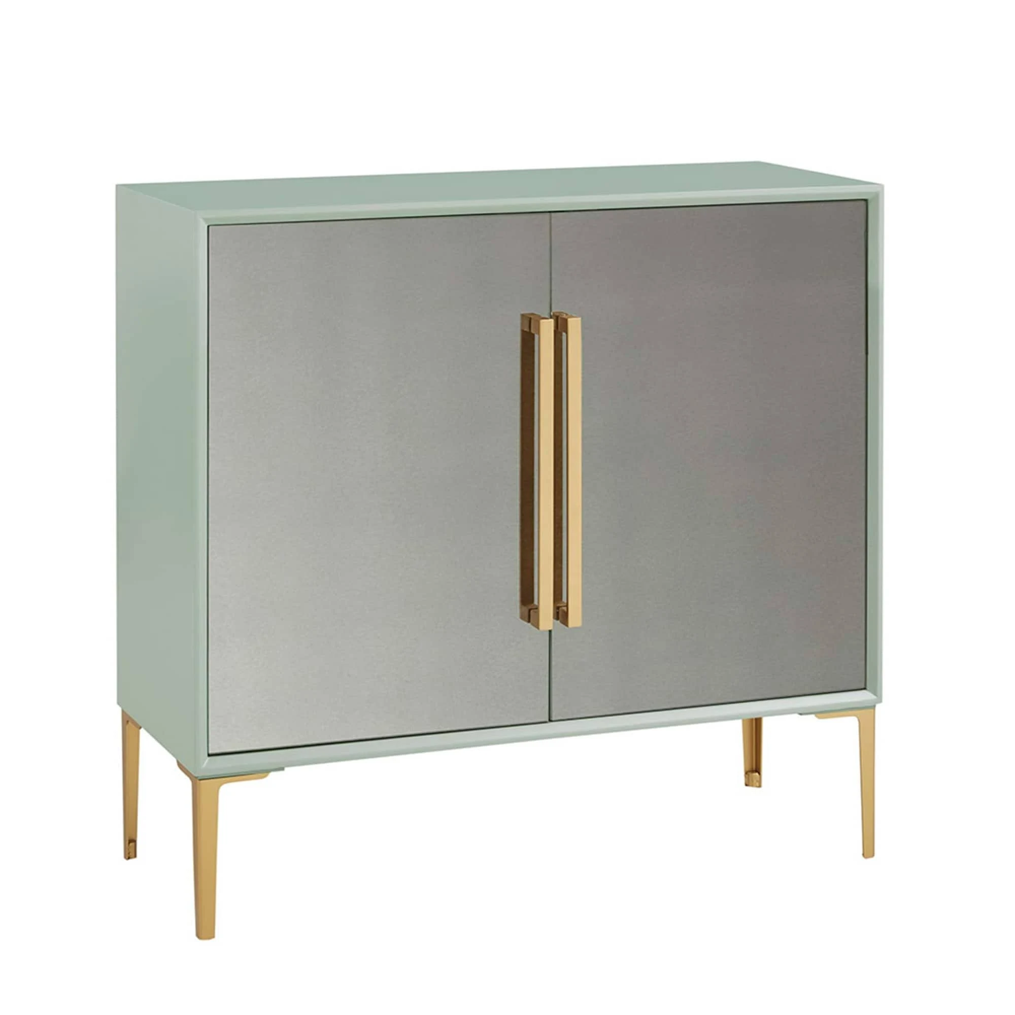 Madison Park Curry 2-Door Accent Cabinet - Mint