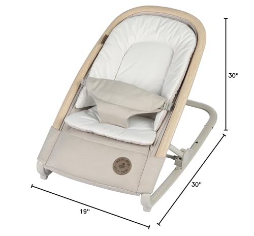 Maxi-Cosi Kori 2-in-1 Baby Bouncer Seat for Infants, Baby Rocker Chair, Portable Baby Bouncer, Classic Green
