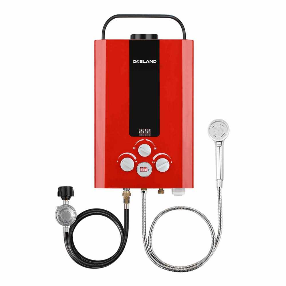 Tankless Water Heater GASLAND Outdoors 1.58GPM 6L Portable Gas - Shop Hardware Tools Online Store