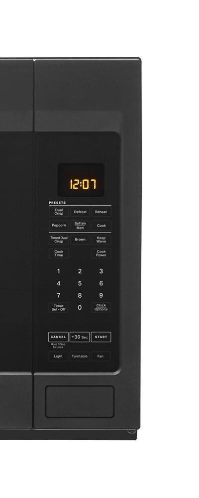 Maytag MMV4207JK Over-the-range Microwave with Dual Crisp Feature - 1.9 Cu. ft. Black