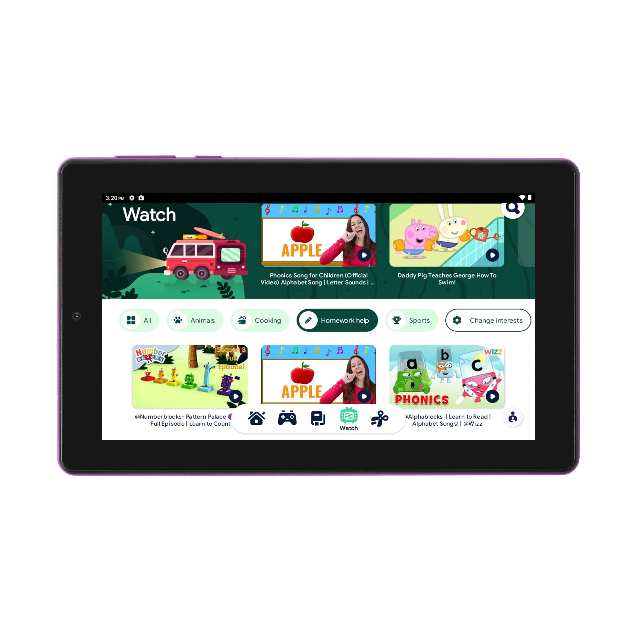onn. 7 Tablet, 32GB (2022 Model) , 2.0 GHz Quad-Core Processor, Charcoal