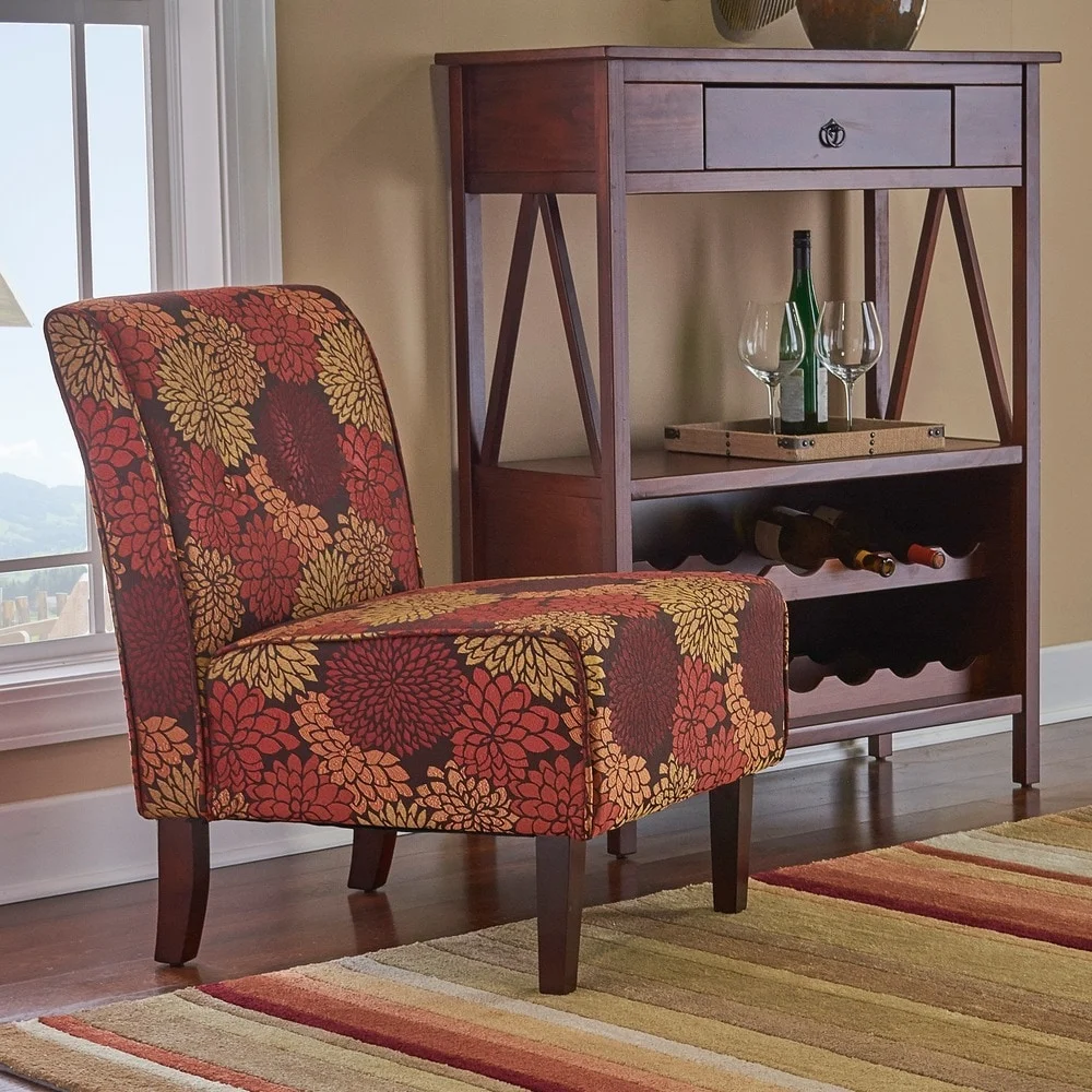 Porch & Den  Pihl Floral Harvest Lounge Chair