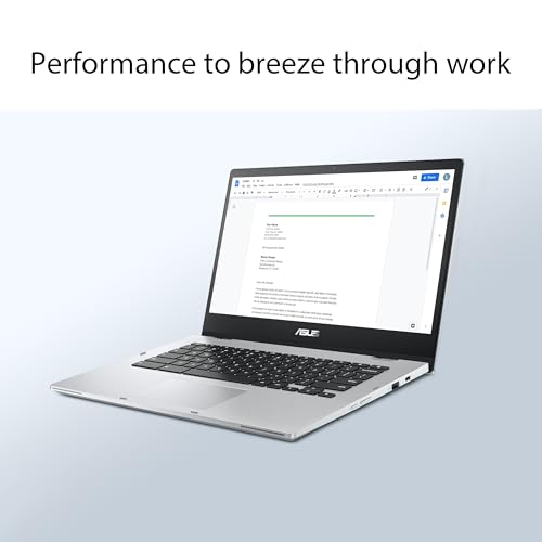 ASUS Chromebook Flip CX1 Convertible Laptop, 14" FHD NanoEdge 360-degree Touchscreen, Intel Celeron N4500 Processor, 128GB eMMC Storage, 8GB RAM