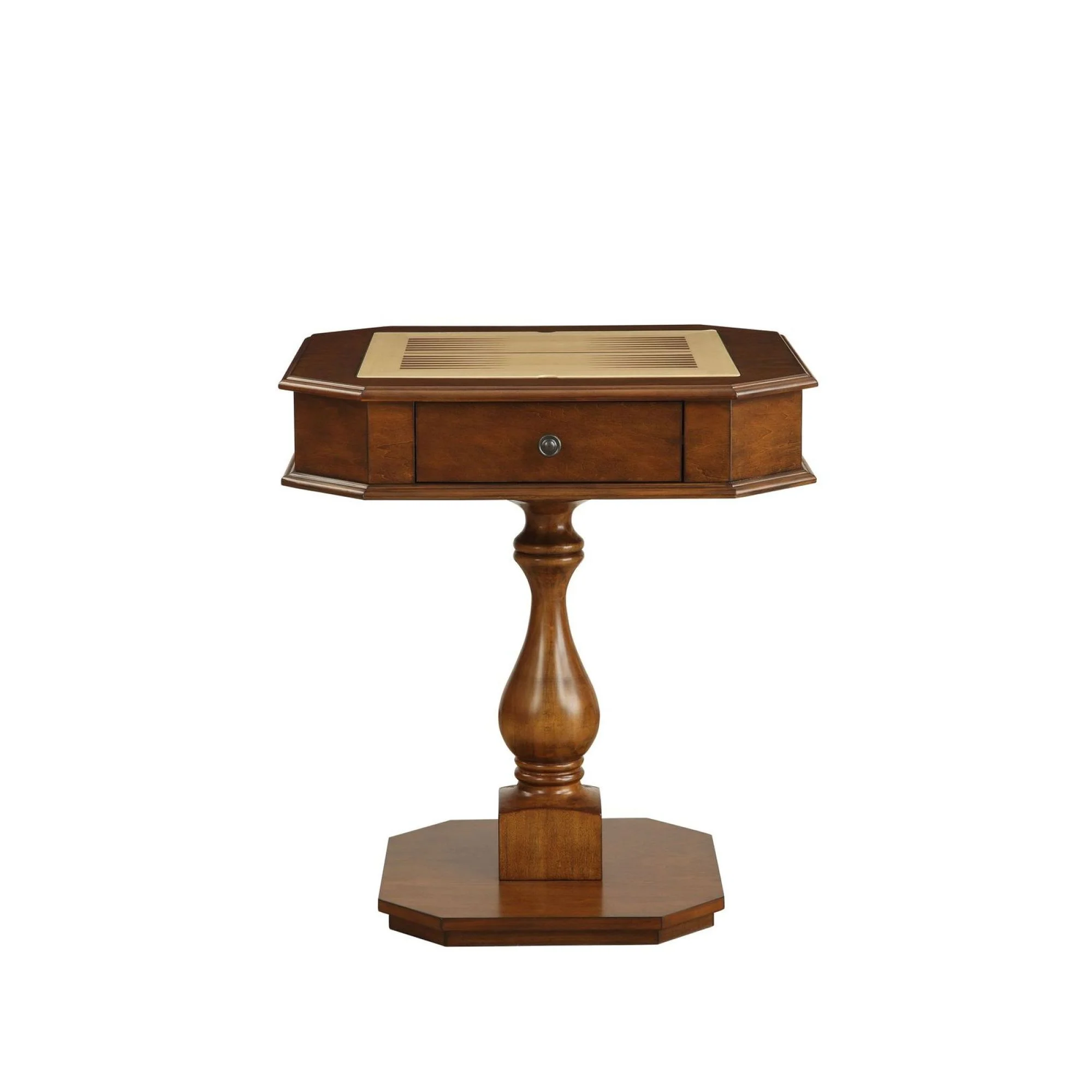 Transitional Style ACME Bishop Game Table in Cherry