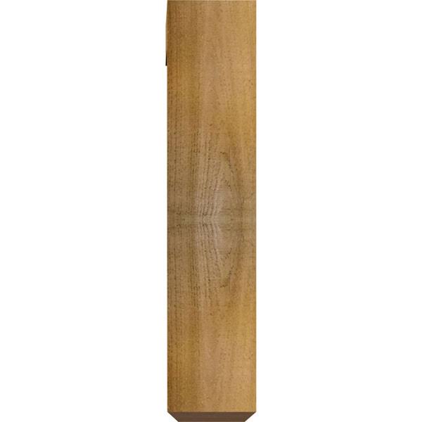 Ekena Millwork 4x22W x 16x22D x 19x22H Nevio Craftsman Ironcrest Rough Sawn BRACKET, Western Red Cedar (1 1/2x22W x 12x22D x 15x