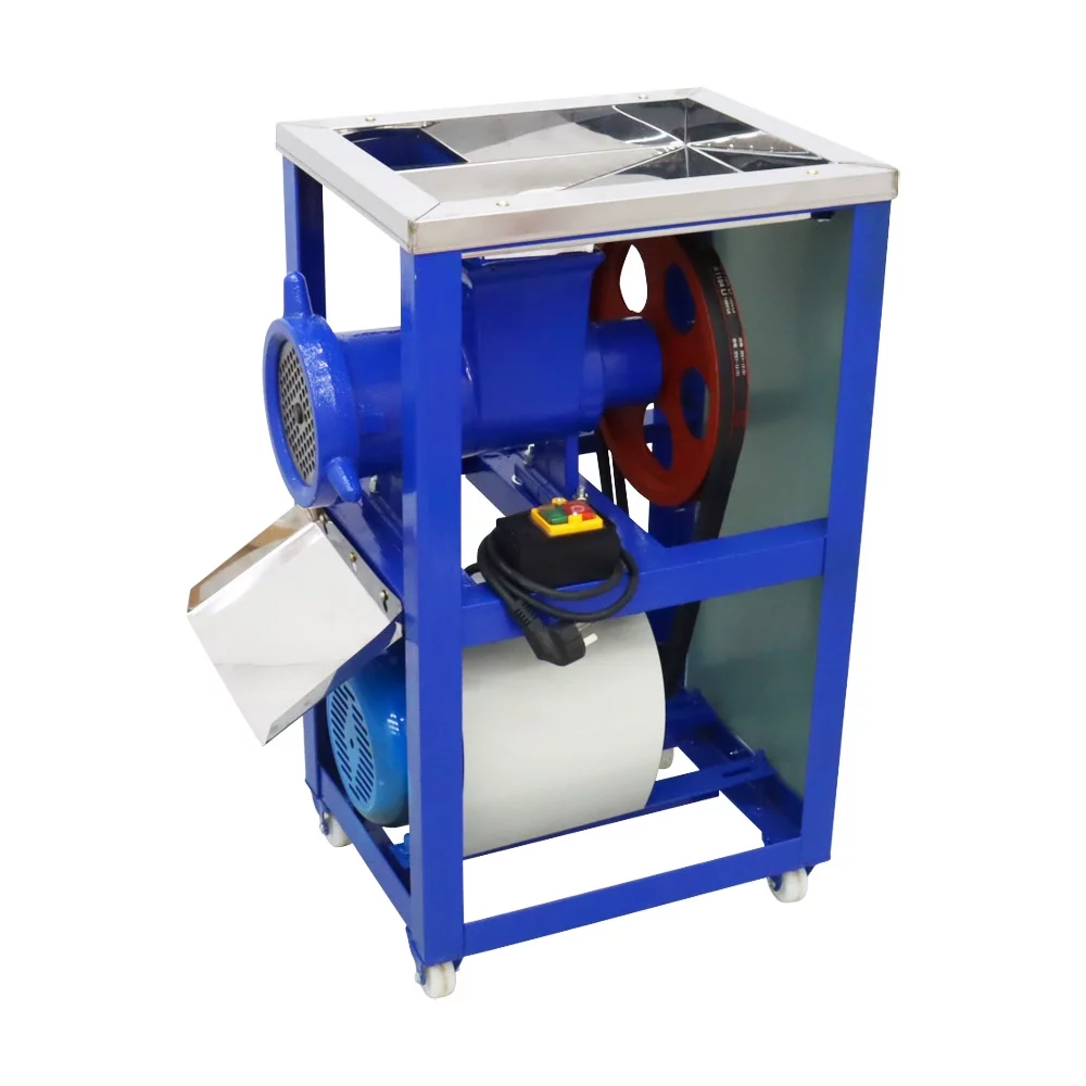 TECHTONGDA Electric Bone Crusher Feed Processer Stainless Steel Fish Chicken Meat Grinder 2.2KW 220V