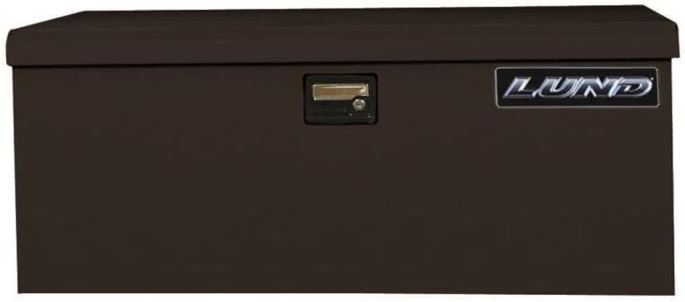 Lund Job Site Box/Chest Universal | Steel - Black | Dim A: 42.75; Dim B: 18.5; Dim C: 17.5