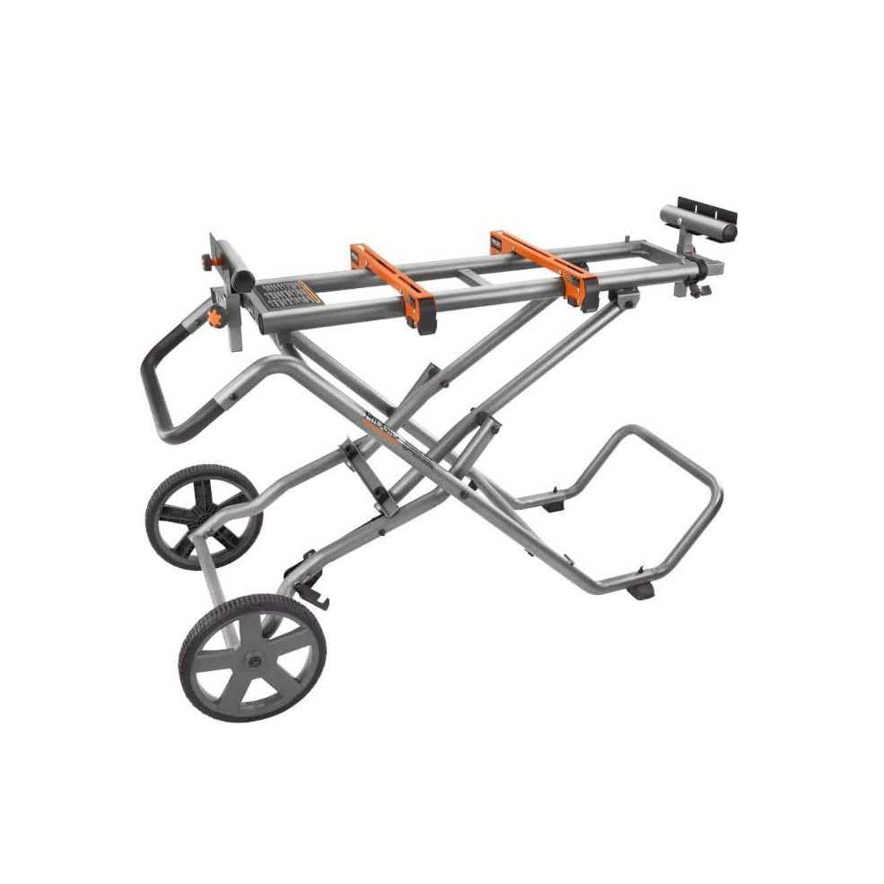 RIDGID AC9946 Mobile Miter Saw Stand with Mounting Braces - Shop Hardware Tools Online Store