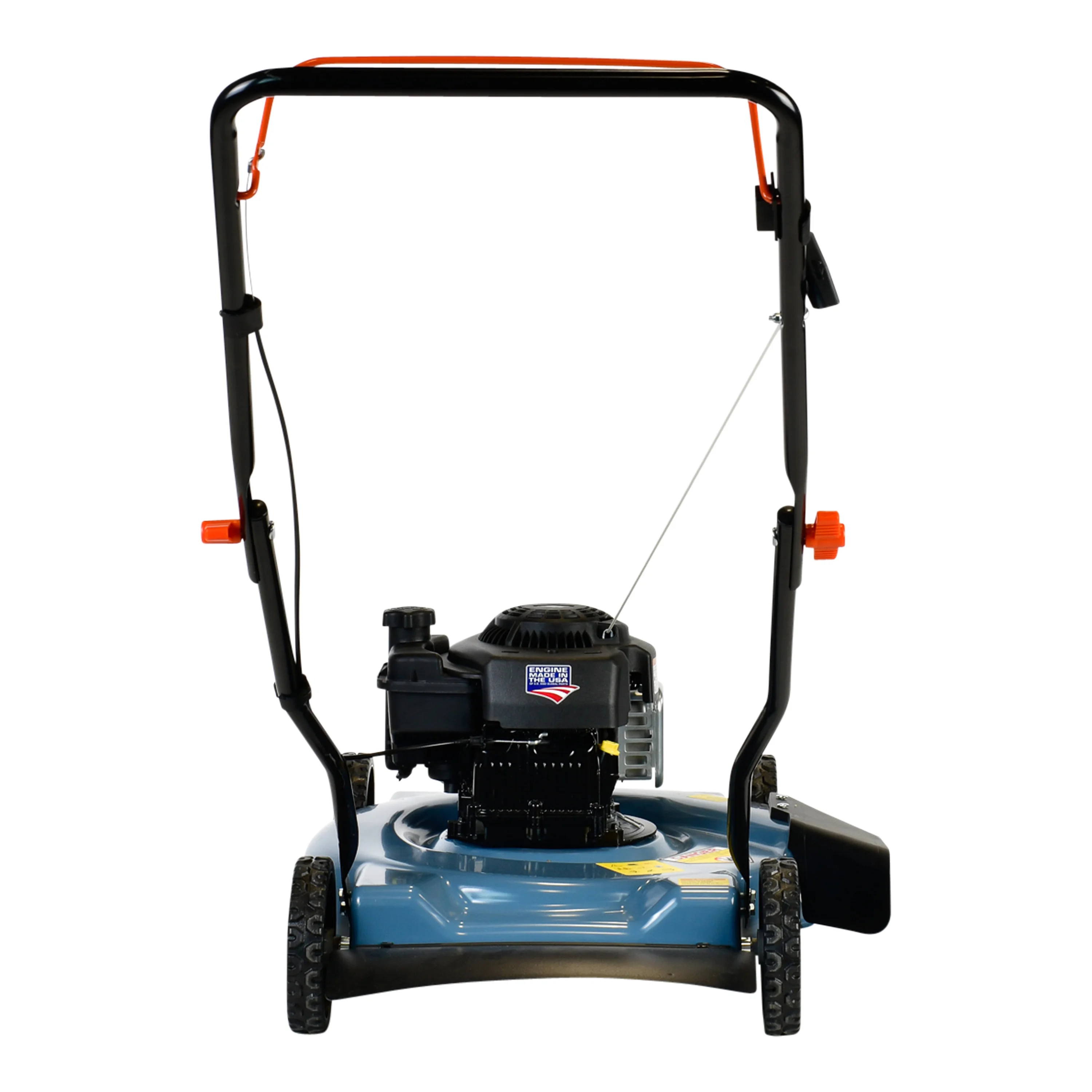 SENIX 20-Inch Gas Lawn Mower, 125 cc 4-Cycle Briggs & Stratton Engine, Push Lawnmower with Side Discharge, 5-Position Height Adjustment, LSPG-L3