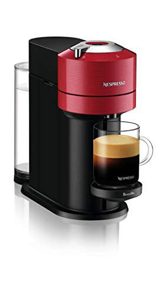 Breville Vertuo Next Coffee and Espresso Maker in Red plus Aeroccino3 Milk Frother in Black