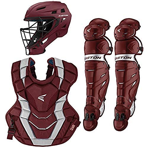 Easton | Elite X 2.0 Baseball Catcher's Equipment | Box Set | NOCSAE Approved | Youth/Intermediate/Adult | Multiple Colors