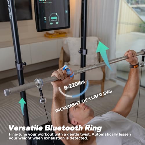 Gym Monster Smart Home Gym, Multifunctional Strength Training Machine, Smith Machine Power Cage Workout Station, Squat Rack Cable Machine