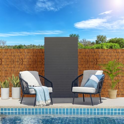 Bamboo Reed Fencing, Light Russet Bamboo Fence Rolls 6 Feet High