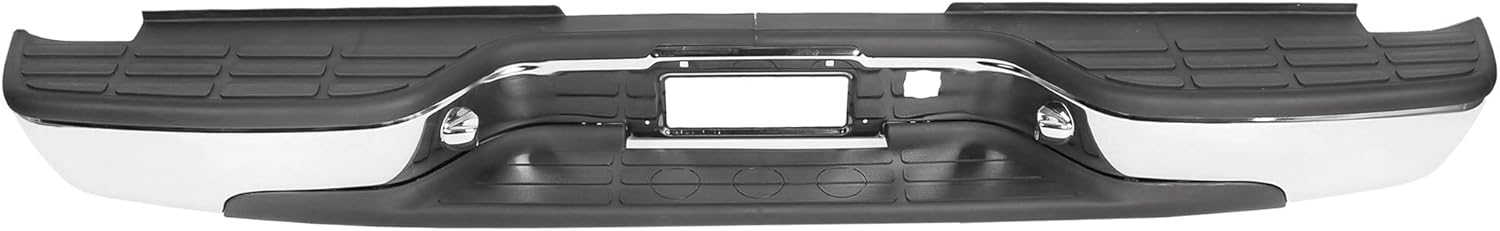 Rear Step Bumper For 1999-2007 Chevy Silverado GMC Sierra 2500 HD 3500 Truck Chrome Steel Replacement for GM1103129 12504134