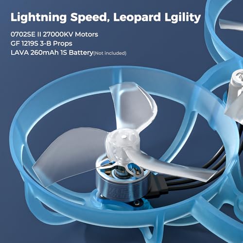 BETAFPV Air65 Brushless Whoop Quadcopter, 1S Ultralight 65mm Micro Whoop Drone with C03 FPV Camera, 0702SE Ⅱ 27000KV Motors