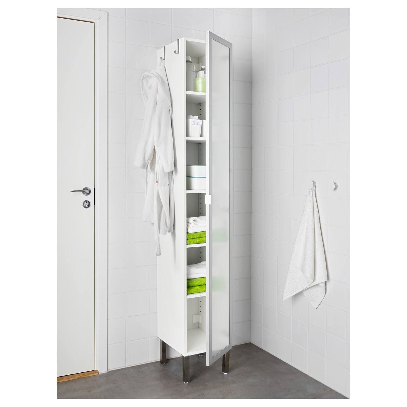 IKEA - LILL&Aring;NGEN High Cabinet 1 DOOR, Aluminum, 11 3/4x15x76 3/8