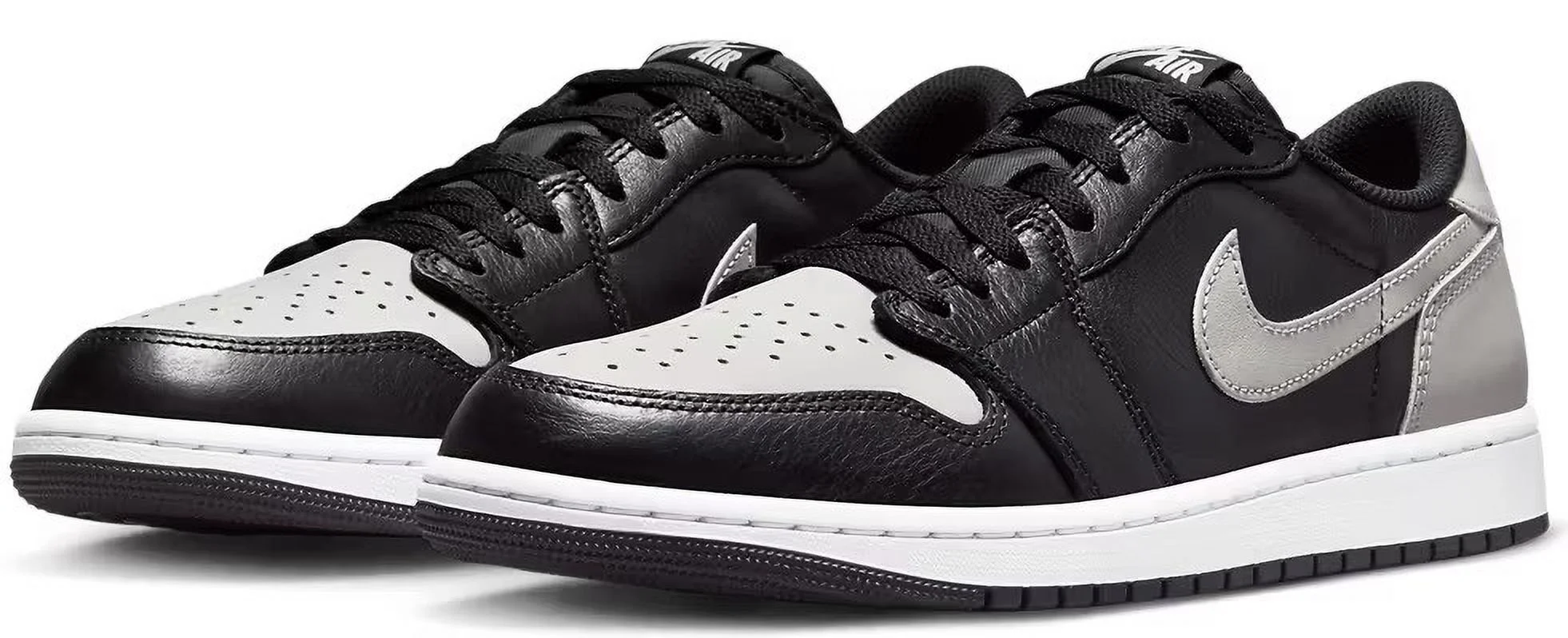 Men's Jordan 1 Retro Low OG "Shadow" Black/Medium Grey-White (CZ0790 003) - 10 - Curated Treasures Market