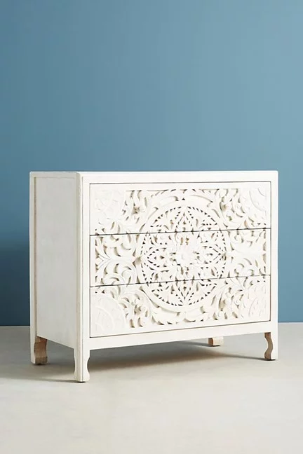 Lombok Wooden Dresser Chest of 3 Drawer Cabinet/ Drawer Dresser Sideboard